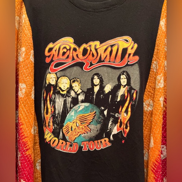 AEROSMITH Handmade Upcycled Clothing Oversized Granny D Originals - Picture 2 of 5